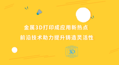 金属3D打印满足企业灵活性需求 给产业发展注入更多活力