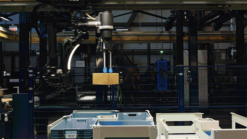 亚马逊推出“Blue Jay”仓库机器人,可同时执行多项任务