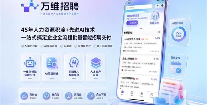 万维招聘AI智能招聘服务平台