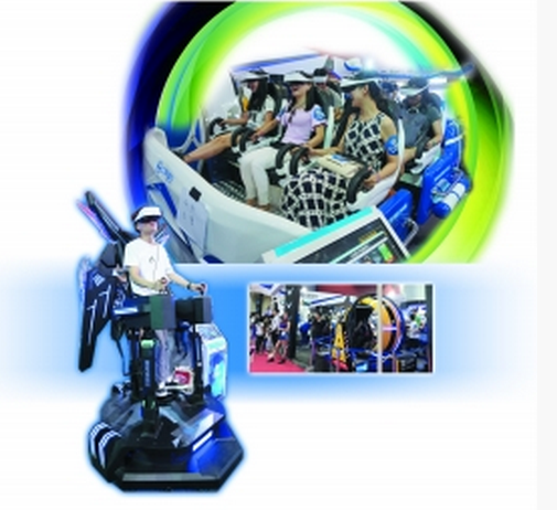 VR/AR产品首秀广博会市民忙体验过足瘾