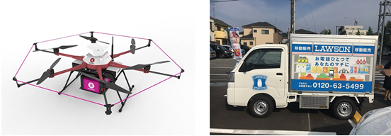 日本罗森牵手电商巨头乐天 用无人机送鲜食