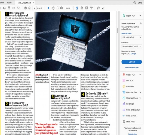 Adobe发布Acrobat Reader 2018:支持更多云存储服务