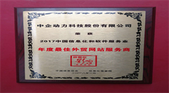 中企动力被评为“最佳外贸网站服务商”献礼118建站节